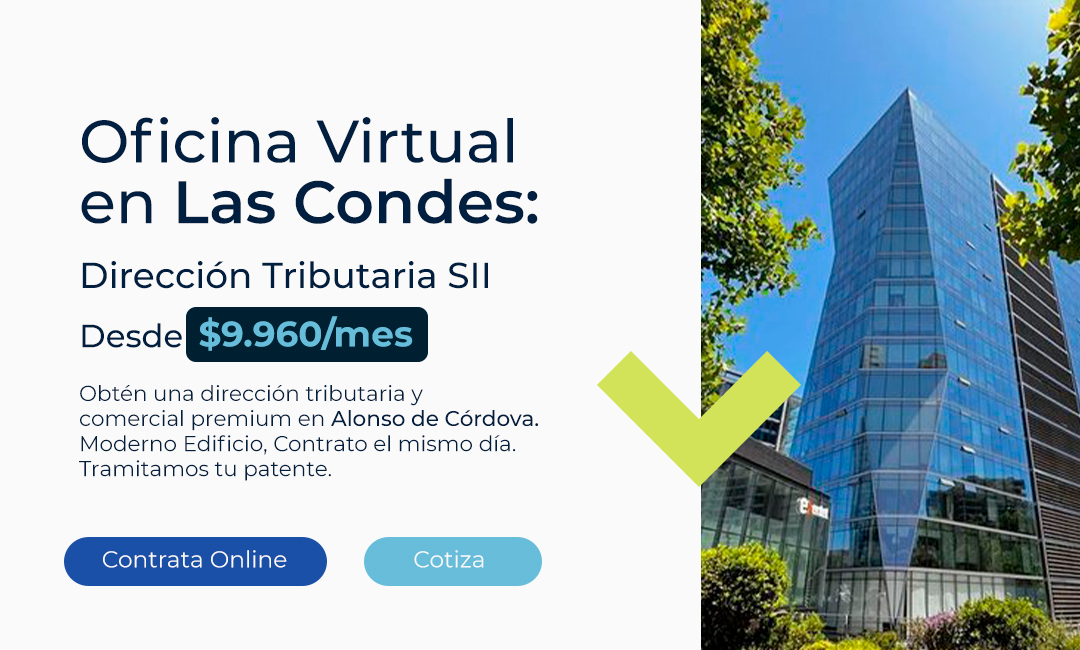 oficina virtual las condes desde $9960 al mes cotizar